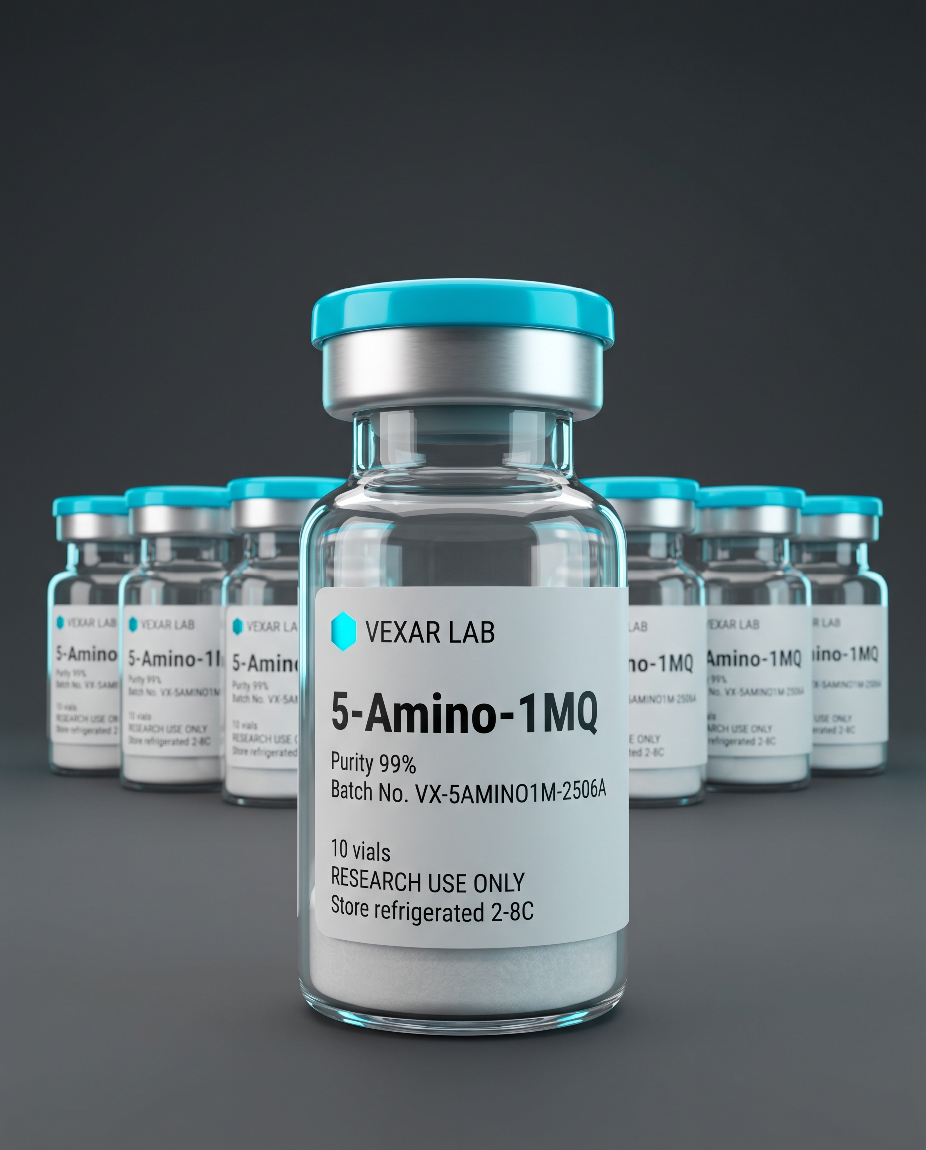 Vexar Lab 5-Amino-1MQ research peptide, pack of 10 vials, for research use only
