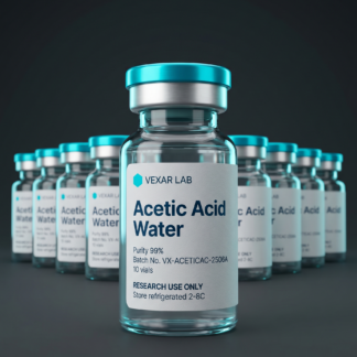 Vexar Lab Acetic Acid Water research peptide, pack of 10 vials, for research use only