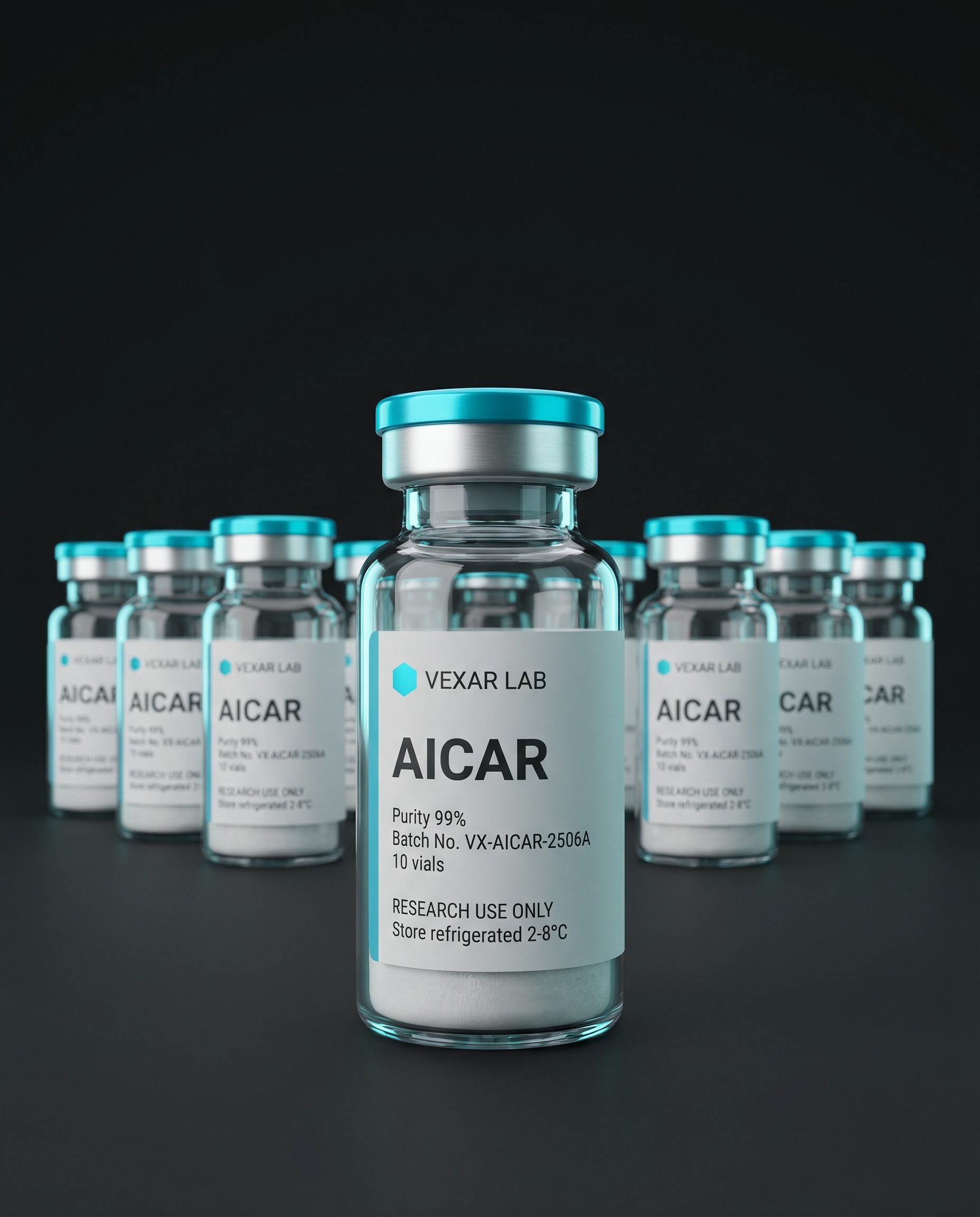 Vexar Lab AICAR research peptide, pack of 10 vials, for research use only