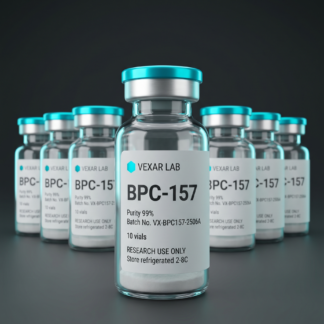 Vexar Lab BPC-157 research peptide, pack of 10 vials, for research use only