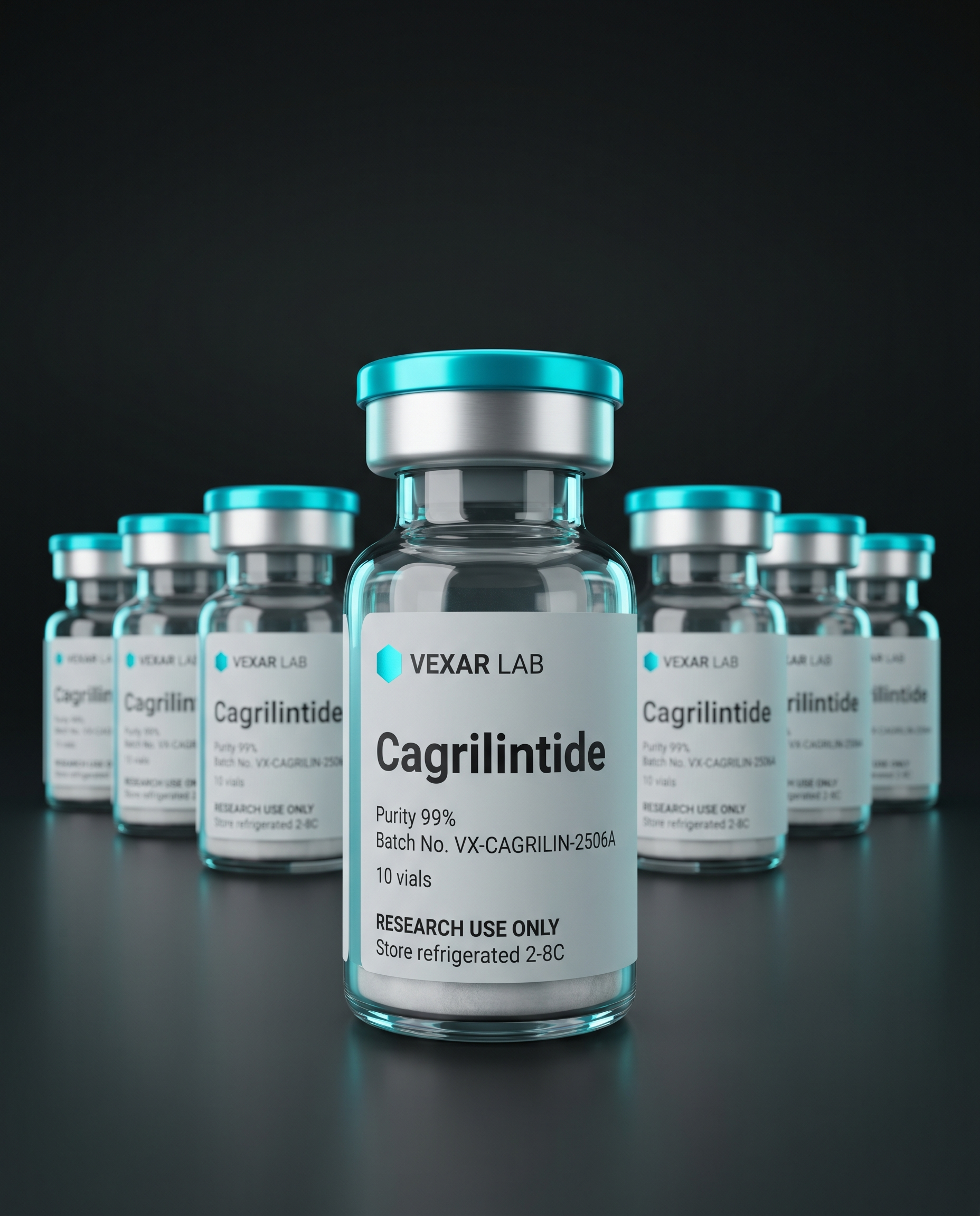 Vexar Lab Cagrilintide research peptide, pack of 10 vials, for research use only
