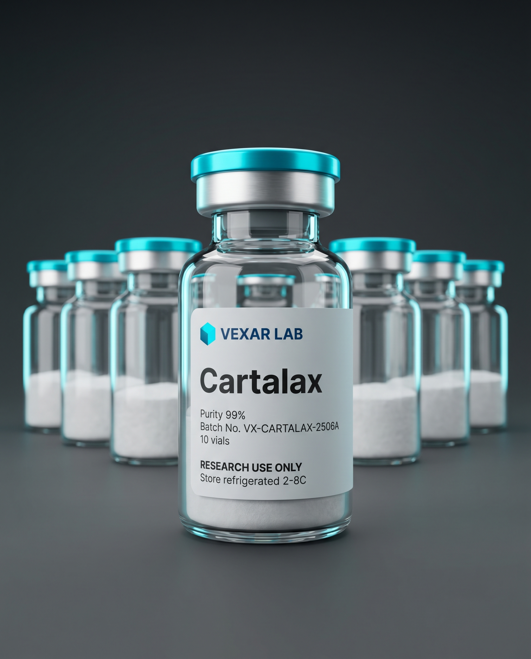 Vexar Lab Cartalax research peptide, pack of 10 vials, for research use only