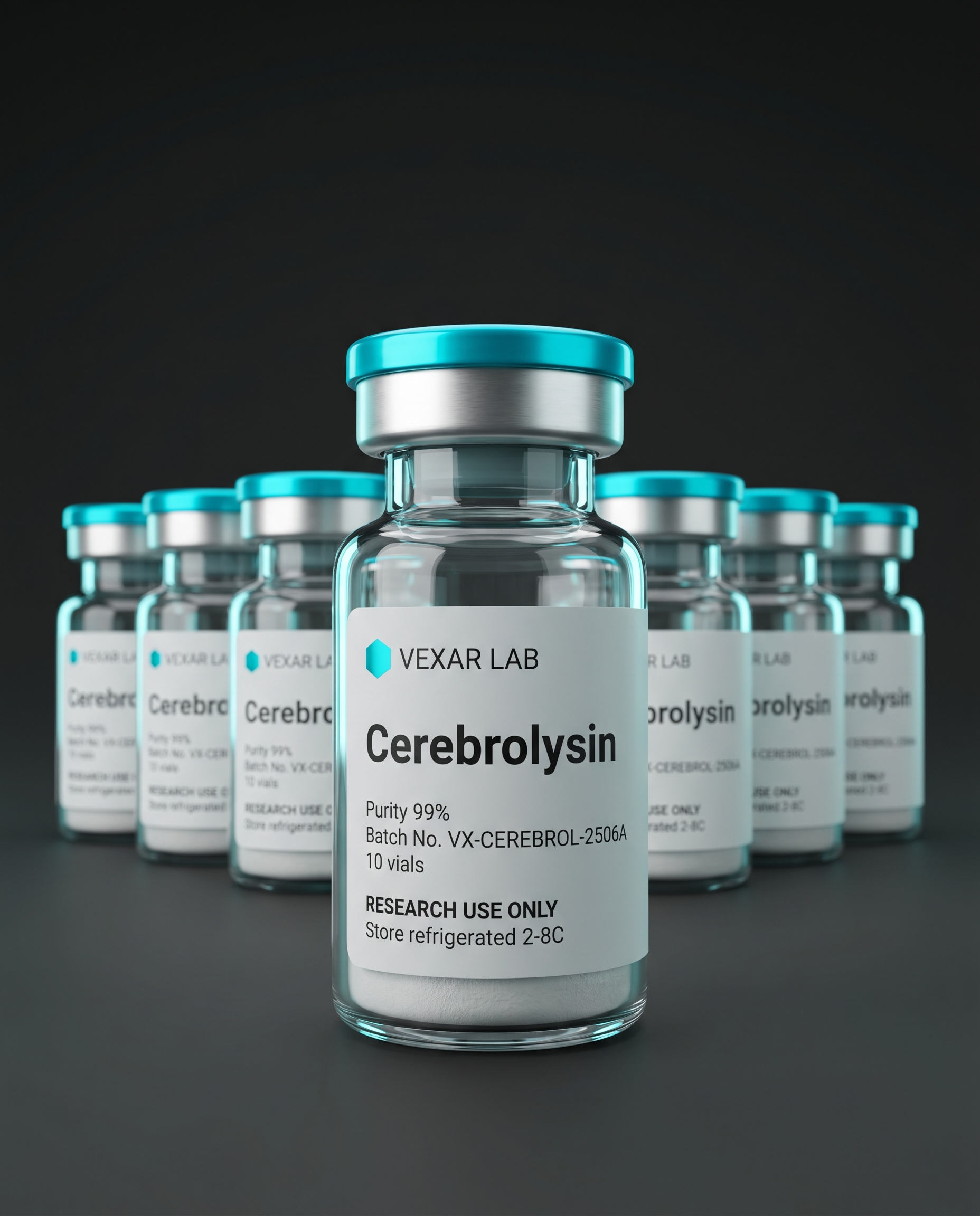 Vexar Lab Cerebrolysin research peptide, pack of 10 vials, for research use only