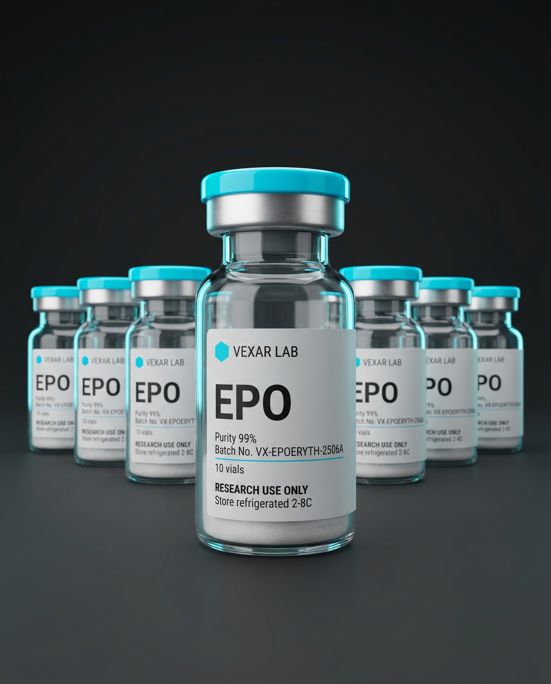Vexar Lab EPO research peptide, pack of 10 vials, for research use only