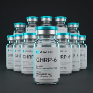 Vexar Lab GHRP-6 research peptide, pack of 10 vials, for research use only