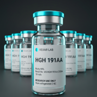 Vexar Lab HGH 191AA research peptide, pack of 10 vials, for research use only