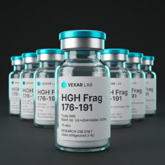 Vexar Lab HGH Frag 176-191 research peptide, pack of 10 vials, for research use only