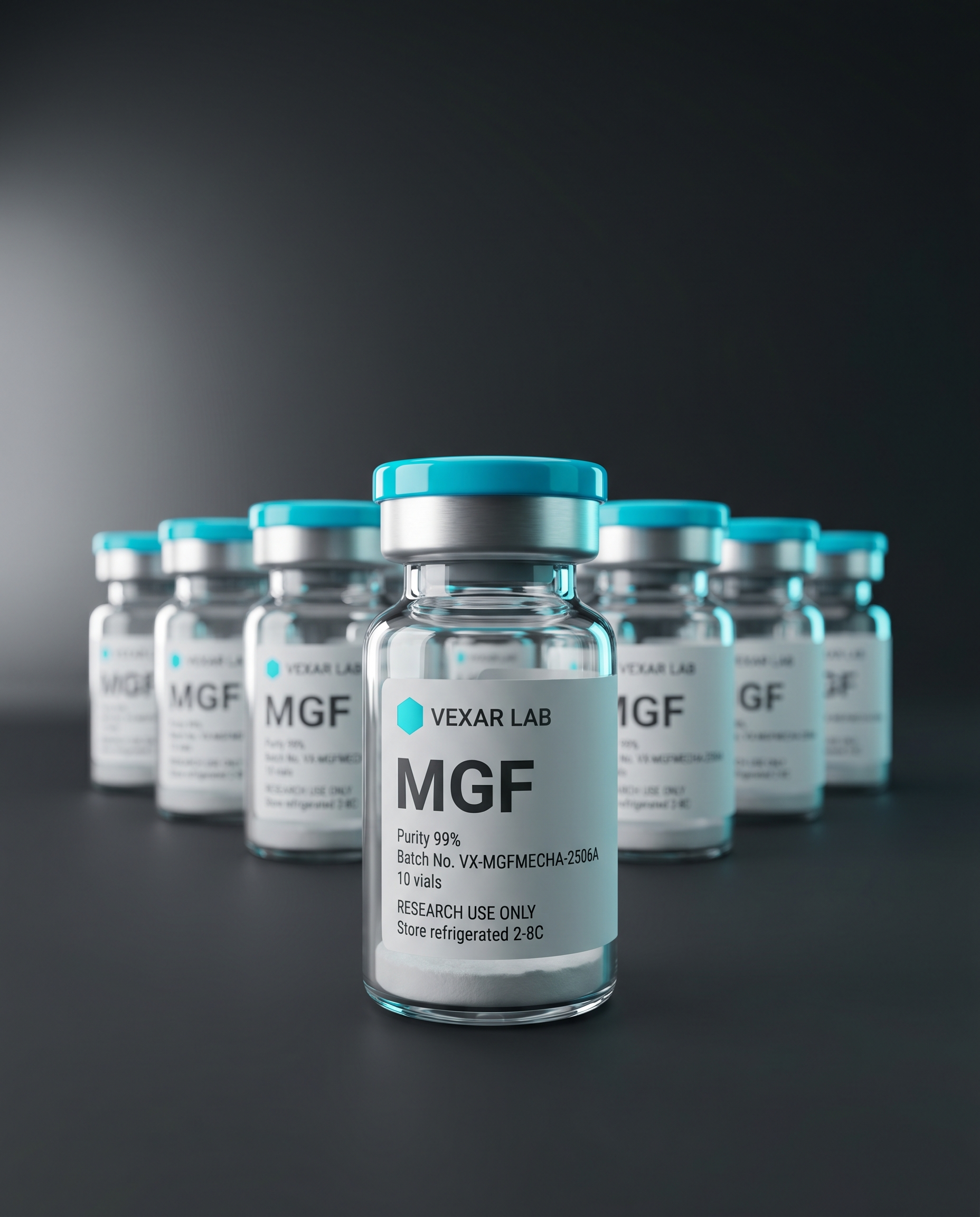 Vexar Lab MGF research peptide, pack of 10 vials, for research use only