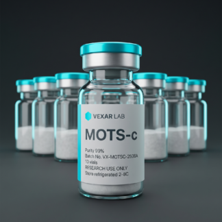 Vexar Lab MOTS-c research peptide, pack of 10 vials, for research use only