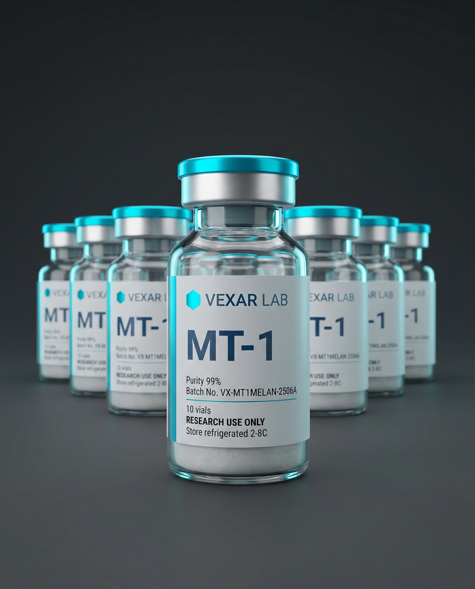 Vexar Lab MT-1 research peptide, pack of 10 vials, for research use only
