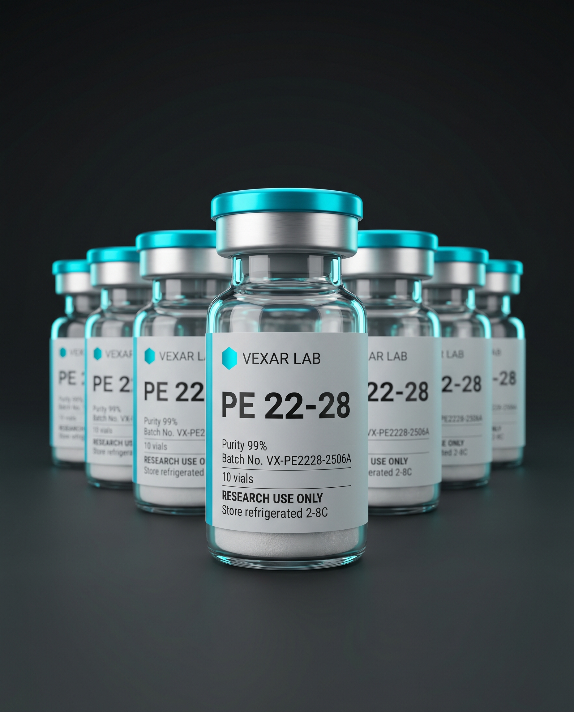 Vexar Lab PE 22-28 research peptide, pack of 10 vials, for research use only