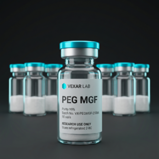 Vexar Lab PEG MGF research peptide, pack of 10 vials, for research use only