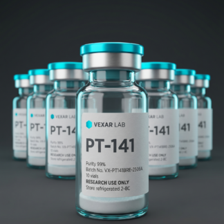Vexar Lab PT-141 research peptide, pack of 10 vials, for research use only