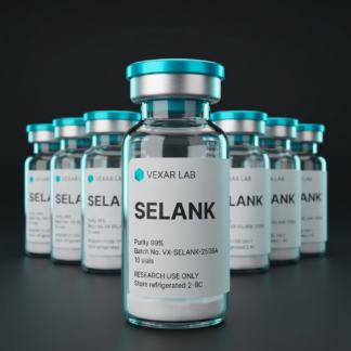 Vexar Lab Selank research peptide, pack of 10 vials, for research use only