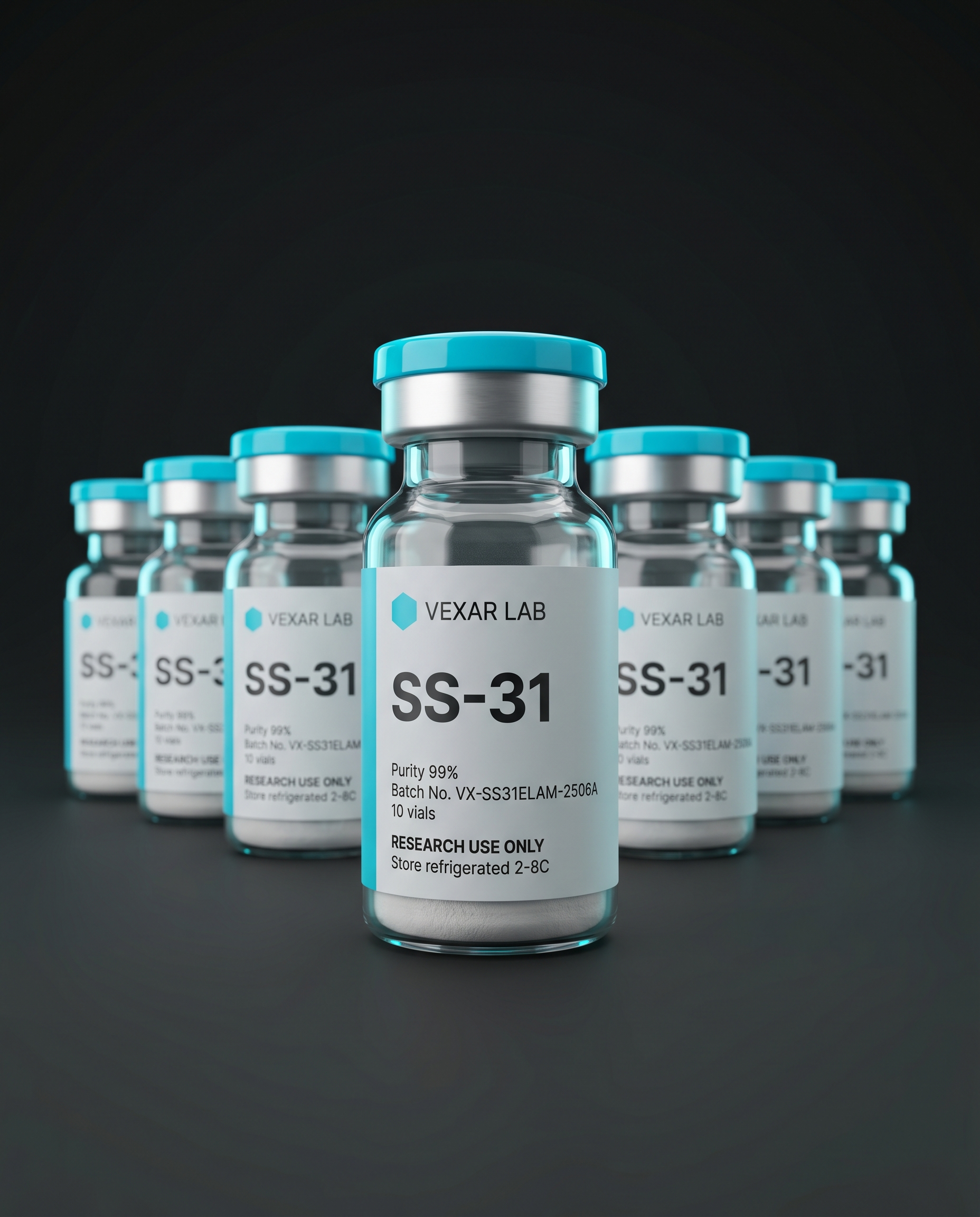 Vexar Lab SS-31 research peptide, pack of 10 vials, for research use only