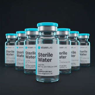 Vexar Lab Sterile Water research peptide, pack of 10 vials, for research use only