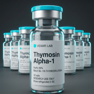 Vexar Lab Thymosin Alpha-1 research peptide, pack of 10 vials, for research use only
